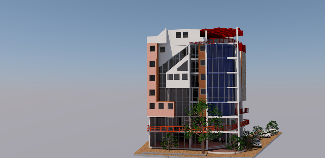 Adama Hotel Building (G+7) view 2