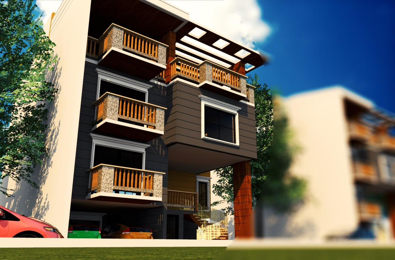 G+3 Residential view 2